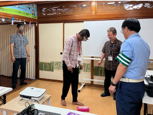 交通安全講習酒気帯び体験